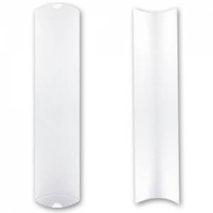 Envase de cartón 25x6,5x2 cm Blanco x1