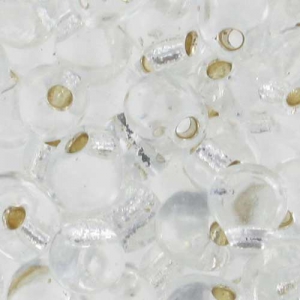 Mini-gotas Miyuki 3.4 mm DP001 - Crystal Silver Lined x8g