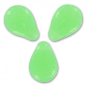 Gotas planas 13x10 mm Jade Opal x10