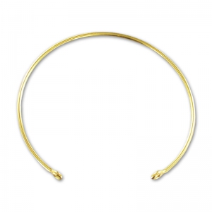 Pulsera jonc 2 anillas 16 cm en Gold filled x1