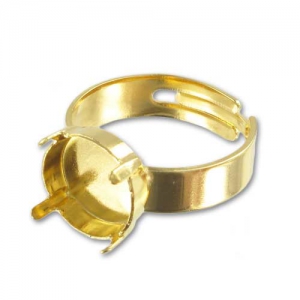 Anillo Engaste 1122 12 mm dorado x1