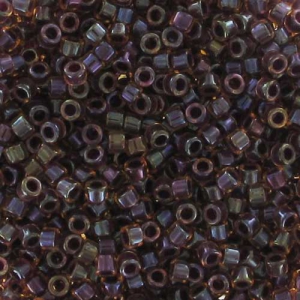 Miyuki Delica 11/0 DB0061 - Purple Lined Light Topaz Luster