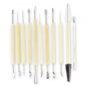 Surtido de 11 accesorios de modelado para pasta polimérica