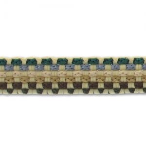 Cinta tejida 10 mm Multi Crema x 3m