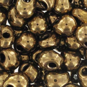 Mini-gotas Miyuki de 3,4 mm DP457 - Bronce oscuro metalizado x8 g