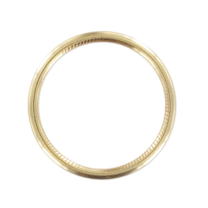 Anilla 24 mm dorado con oro fino x1
