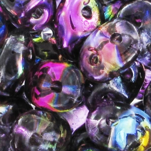 SuperDuo 2,5x5 mm Magic Violet Grey x10g