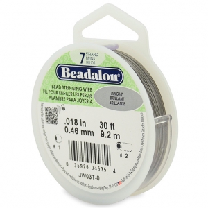 Hilo de acero - Beadalon - 7 hebras 0.46 mm x9,2 m