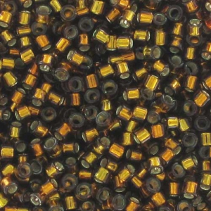 Miyuki Delica 11/0 DB0604 - Dyed Silver Lined Golden Olive