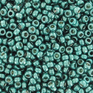 Rocalla Miyuki Duracoat 15/0 4217 - Espuma de Mar Oscura Galvanizada x8g