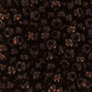 Cuentas de Rocalla Preciosa 9/0, 2,5 mm - Topacio ahumado, 10 g