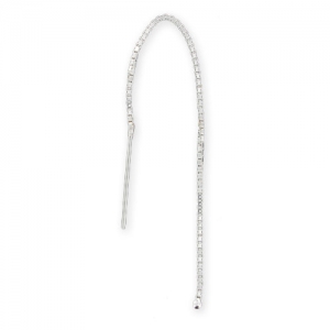 Pendientes de cadena Veneciana / box bolas 80 mm en Plata 925 x2