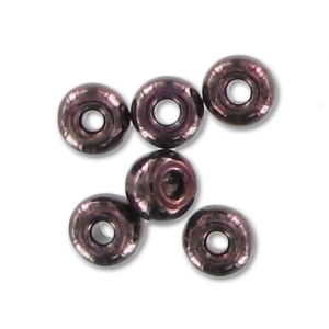 Cuentas de Rocalla Preciosa 6/0, 4 mm - Bronce oscuro, 20 g
