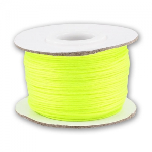 Hilo nilón trenzado 0.8 mm Amarillo Flúor x50 m