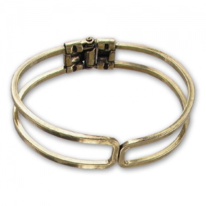 Pulsera de metal para decorar 65x52 mm gold bronze x1