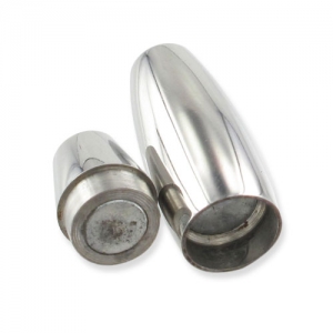 Cierre magnético para cordón 4 mm Acero inoxidable x1