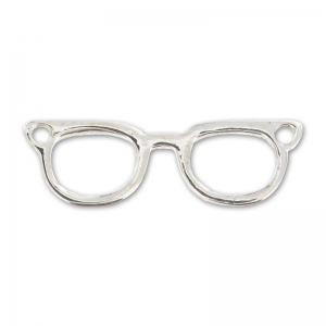 Separador gafas 2 agujeros 17 mm Plata 925 x1