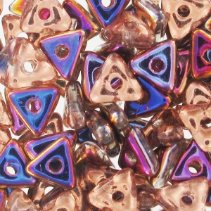 Tri-Bead 4 mm Crystal Sliperit x5g