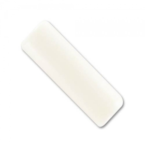 Cilindros adornados 25x9 mm Blanco x5