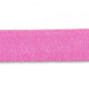 Cordón plano cuero 10 mm Rosa x30cm