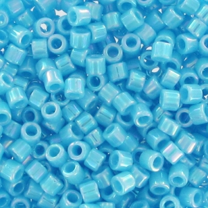 Miyuki Delica 10/0 DBM0164 - Op Turquoise Blue AB x8g