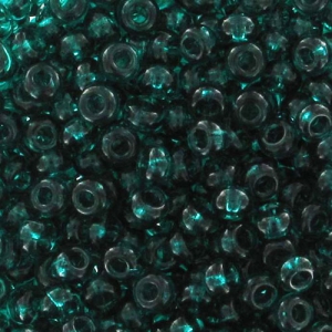 Cuentas de Rocalla Preciosa 11/0 de 2 mm - Esmeralda x20 g