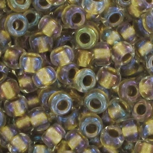 Rocalla Toho 15/0 TO15R262 - Crystal Gold Lined x8g