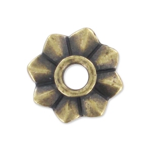 Flor por remachar 10 mm bronce