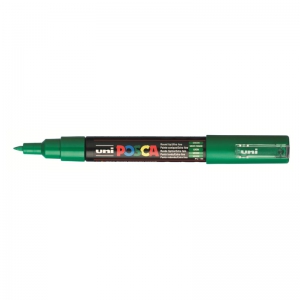 Marcador Posca Punta cónica extra-fina 1 mm Verde Oscuro