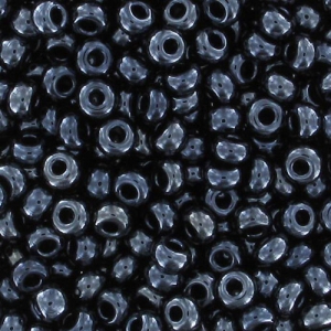 Cuentas de Rocalla Preciosa 11/0 de 2 mm - Jet Hematite x20 g