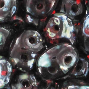 SuperDuo 2,5x5 mm Ruby Picasso x10g