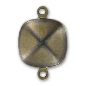 Engaste para pegar PureCrystal 4470 10 mm bronce 2 anillas