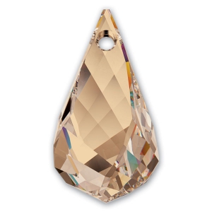 Gotas Helix PureCrystal 6020 18 mm Crystal Golden Shadow x1