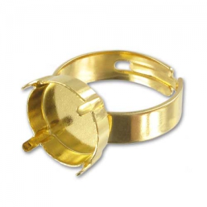 Anillo Engaste 1122 14 mm dorado x1