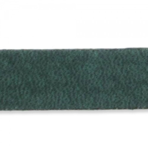 Cordón plano cuero envejecido 10 mm Verde oscuro x30cm