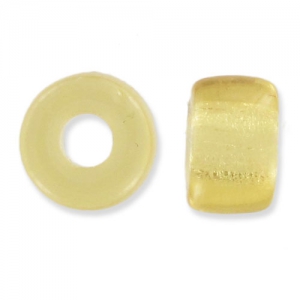 Cuentas con agujero grande - Pony Beads 6 mm - Preciosa - Topacio claro x15