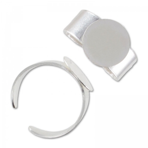 Anillo plano 12 mm Plata 925 x1