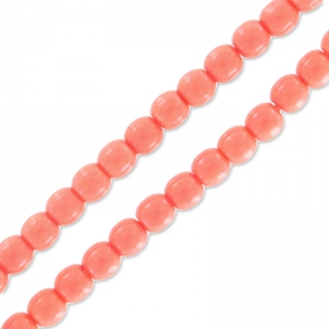 Cuentas redondas Shiny 2 mm Peach Coral x150