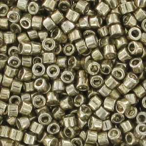 Miyuki Delica 11/0 DB0436 - Galvanized Pewter x8g
