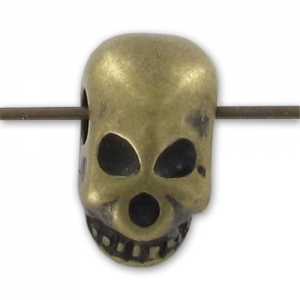 Calavera 12 mm bronce x1