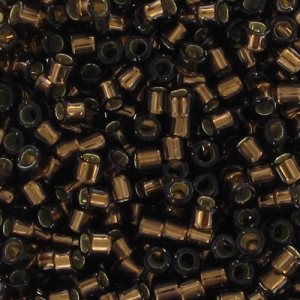 Miyuki Delica 10/0 DBM0150 - Root Beer Silver Lined