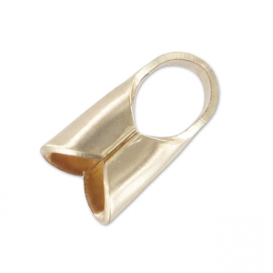 Terminales para cordón 4 mm Gold filled x2