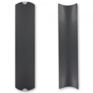 Envase de cartón 25x6,5x2 cm Negro brillante x1