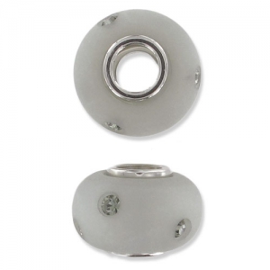 Redonda strass Polaris con agujero grande 14 mm Black Diamond x1