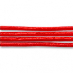 Hilo elástico encerado 1 mm Rojo x 19 m