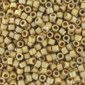 Miyuki Delica 15/0 DBS0334 - Mat 24kt Gold Light Plated x5g