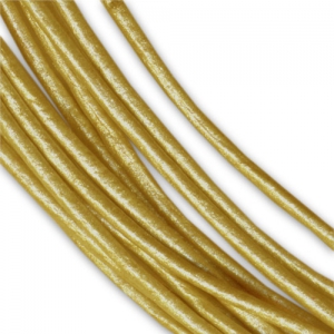 Cordón de cuero 2 mm Lima Metalizado x 2 m
