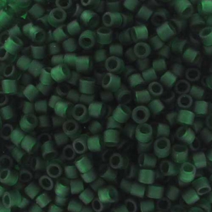 Miyuki Delica 11/0 DB0767 - Mat Transparent Dark Emerald