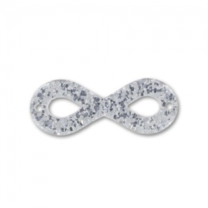 Intrepieza Polaris Infinito 26x10 mm Plateado con brillo x1