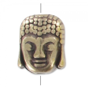 Cabeza de Buda 10 mm bronce